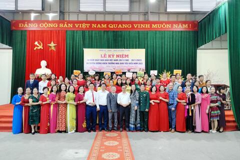 Lễ kỷ niệm  40 năm ngày nhà giáo Việt Nam (20/11/1982-20/11/2022).
